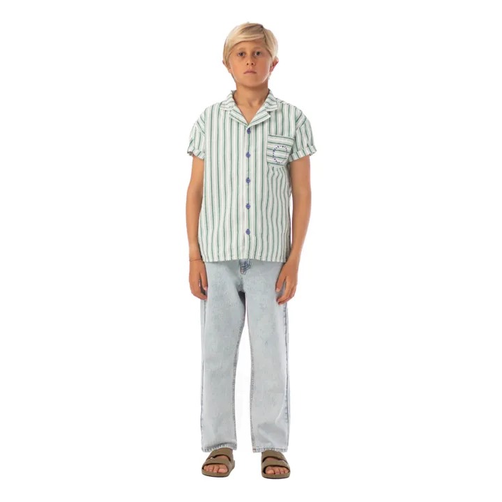 Piupiuchick Chemise Rayure | Vert