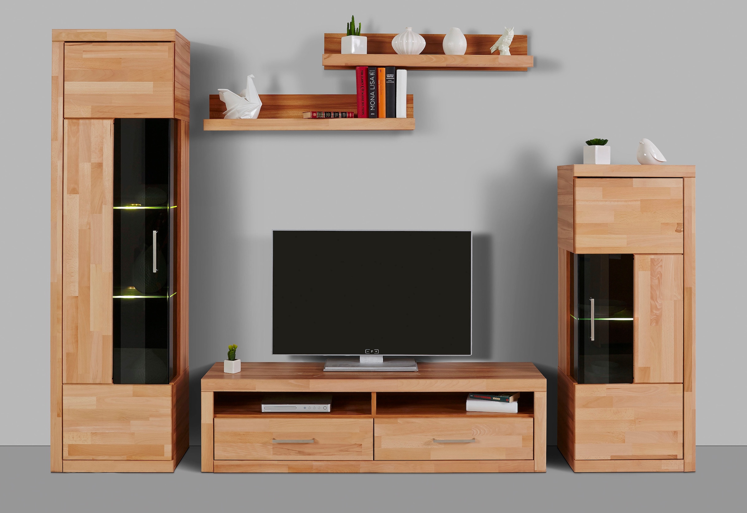 Home affaire Wohnwand »Ribe Wohnwand Set-5 St.« Set, 5 Stk. tlg.
