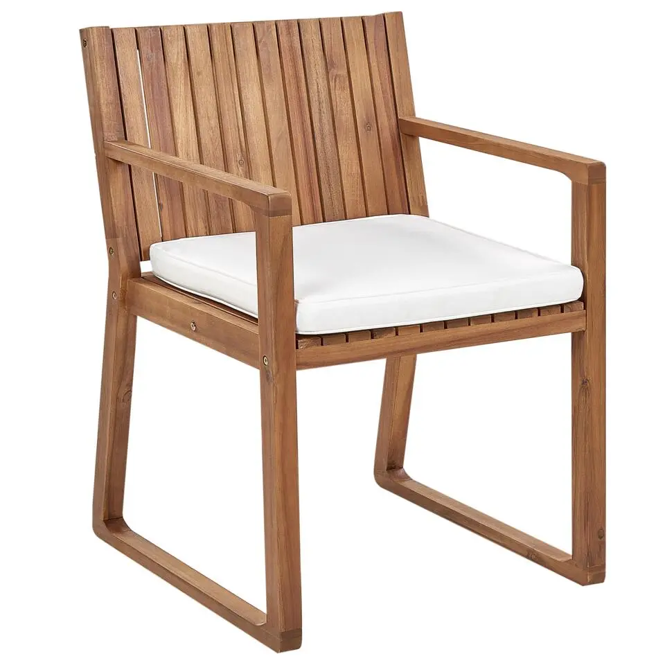 SASSARI - Tuinkussen - Wit - 46 x 46 cm - Polyester