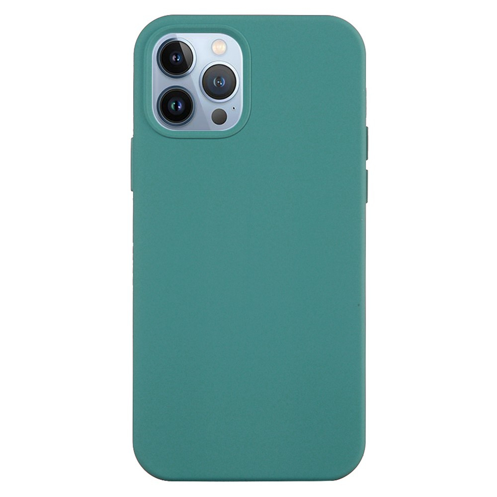 iPhone 15 Pro Silikon Case Hülle - Petrol