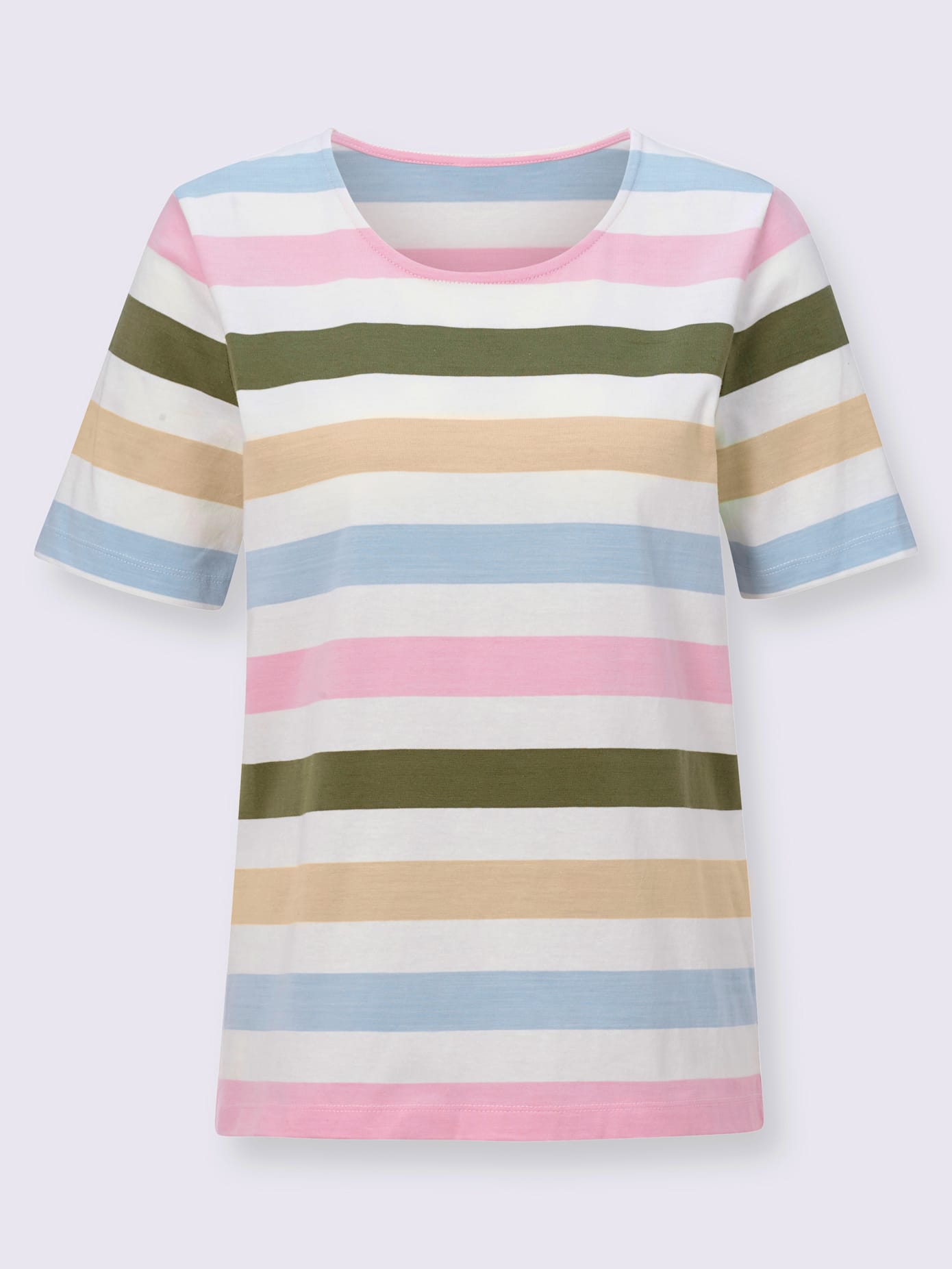 T-shirt à rayures rayures fines