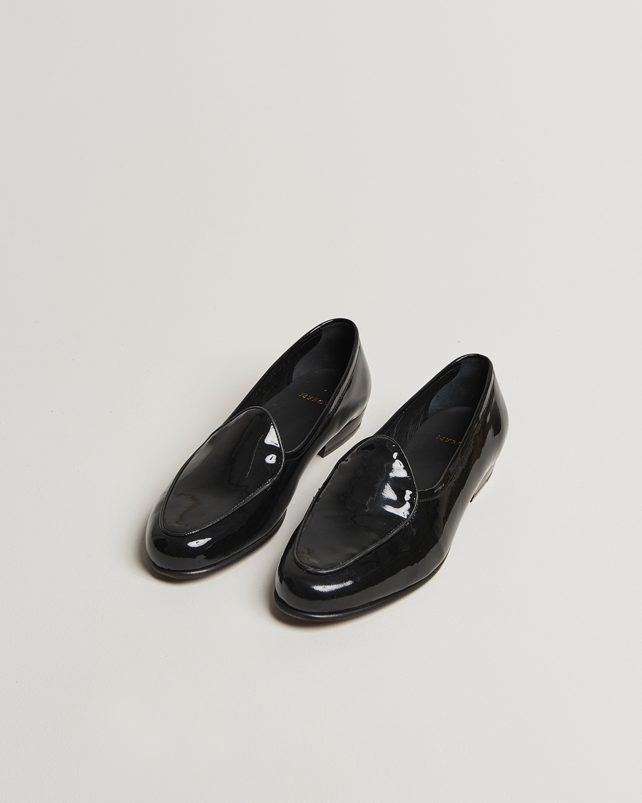 Myrqvist Ängby Patent Loafer Black