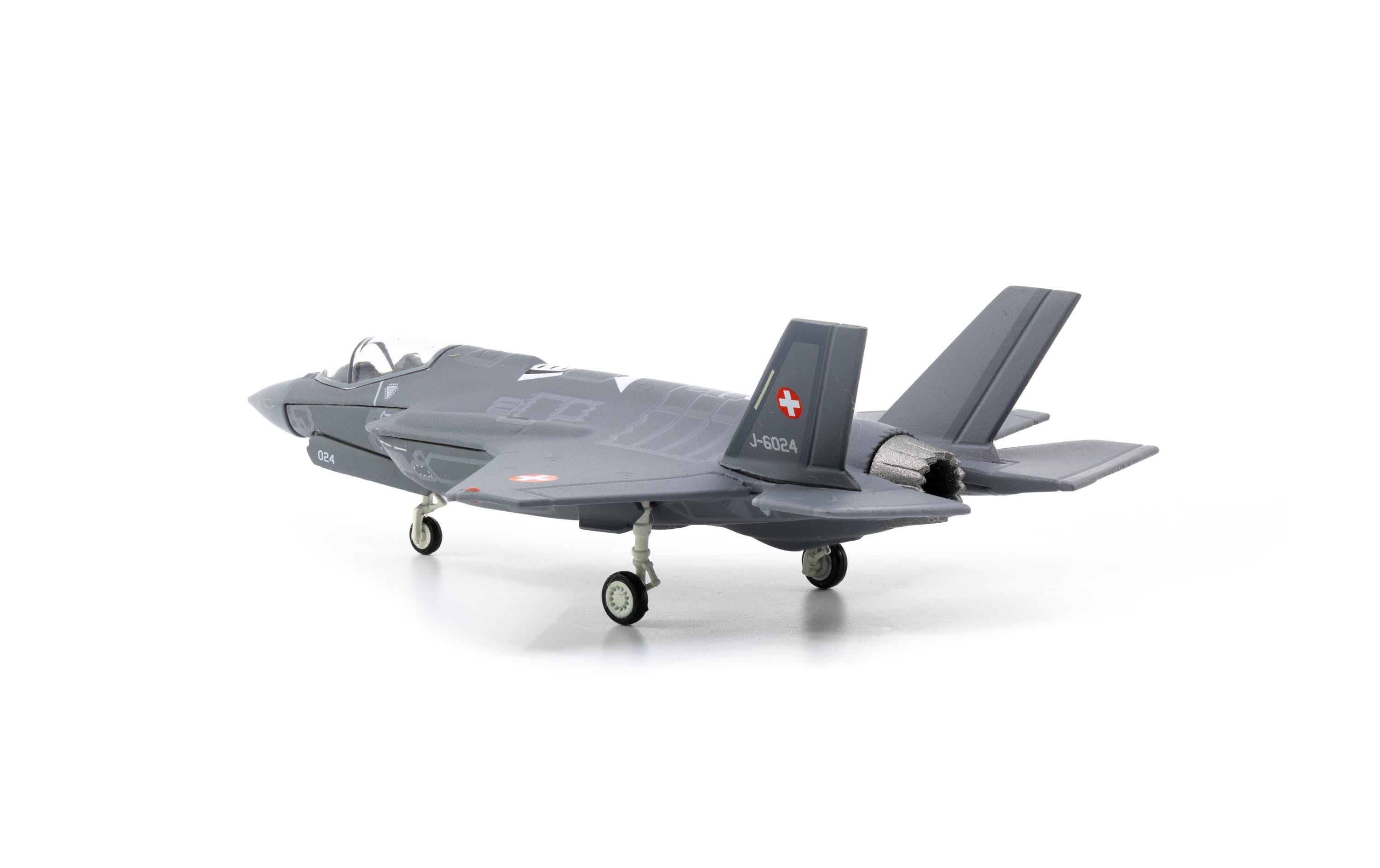 F-35A Swiss Air Force 1:200Miniaturmodell Flugzeug