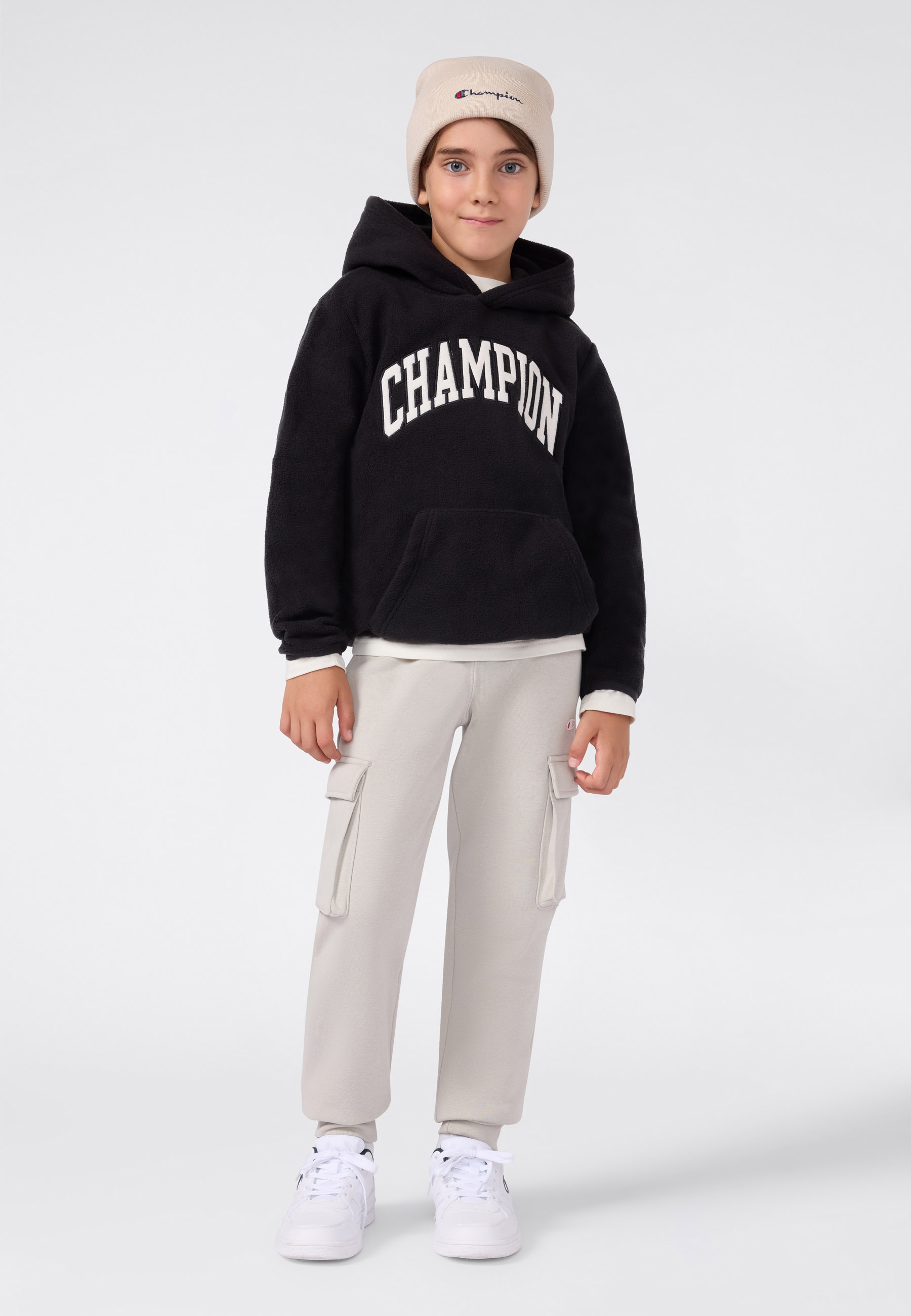 Champion Strickfleece-Pullover »Polar Hoodie Large Logo«, 1 Stk.