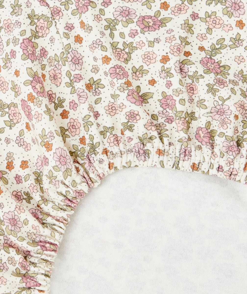 JOLLEINHOUSSE MATELAS À LANGER 50x70CM EN COTON IMPRIMÉ FLEURS RÉTRO