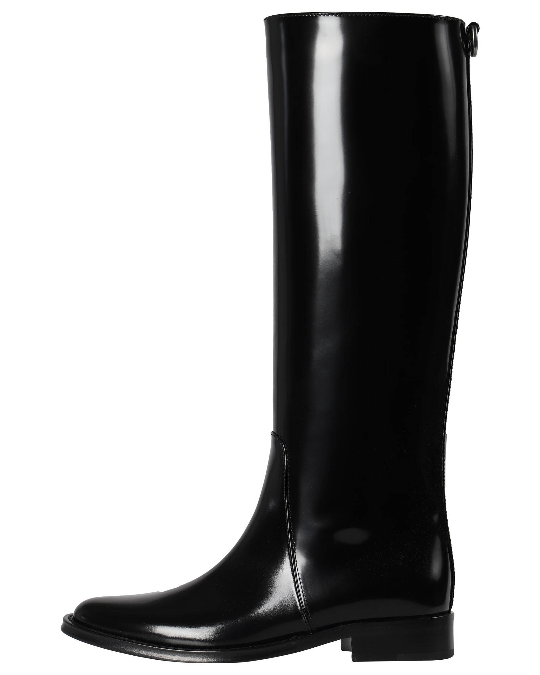Saint Laurent| Damen Stiefel HUNT aus glasiertem Leder