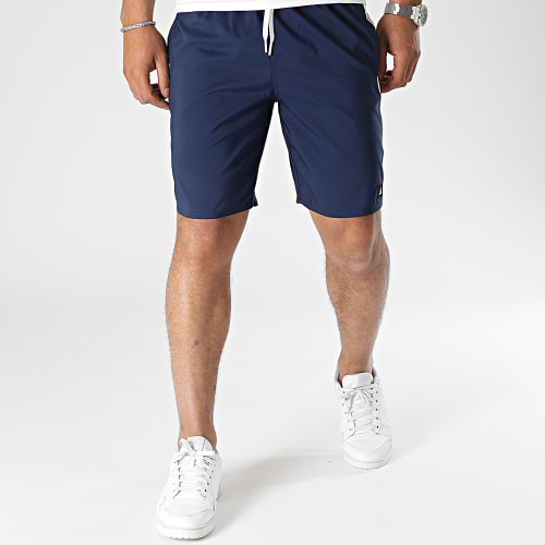 Short De Bain A Bandes 3 Stripes HT4359 Bleu Marine