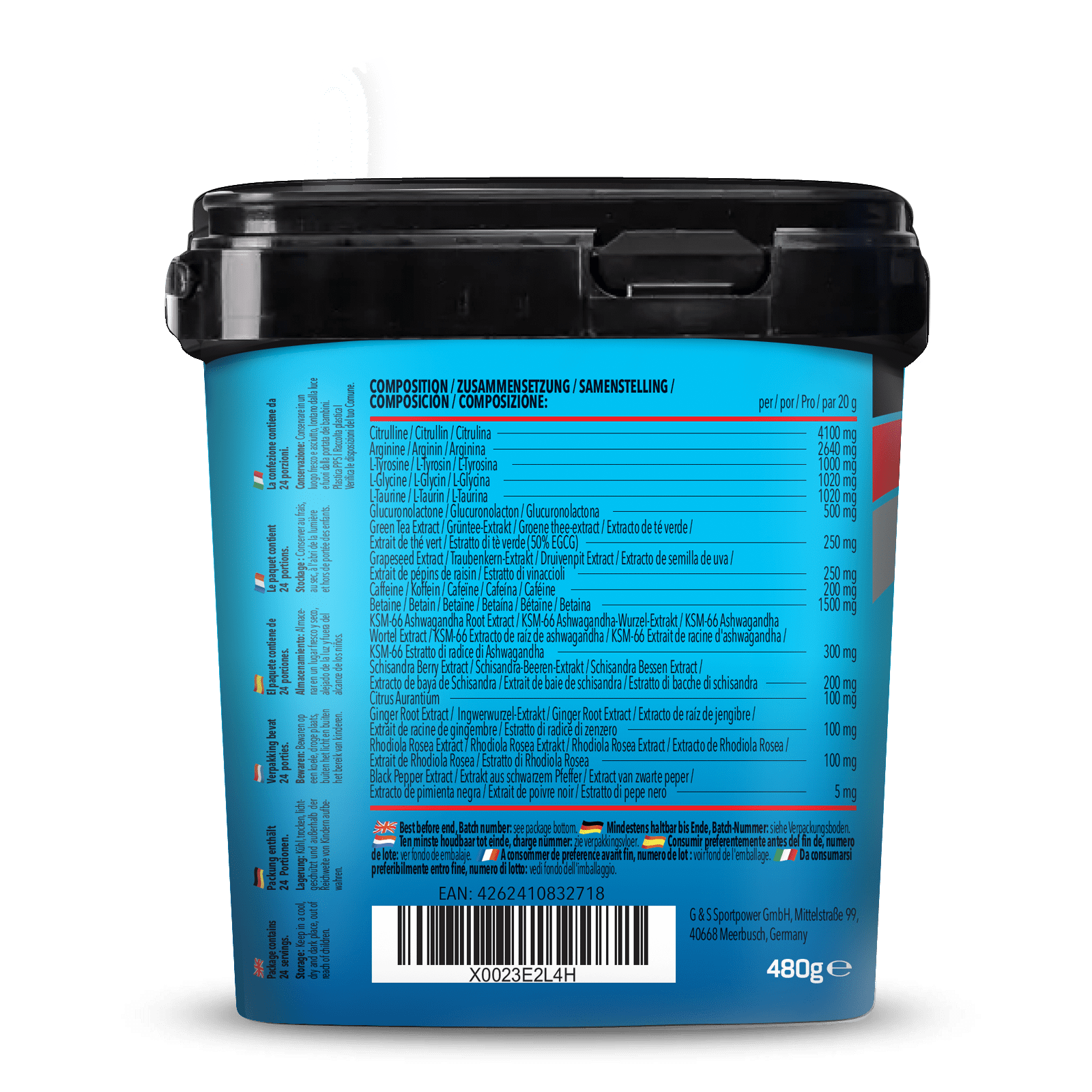 Bodybuilder Pre Workout (480g)