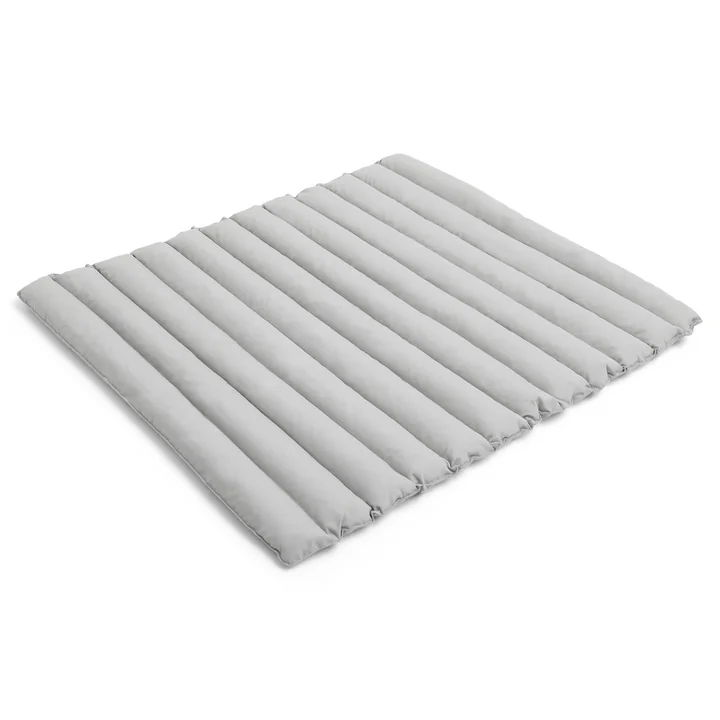 HAY - Palissade Soft Quilted Cushion, für Lounge Sofa, sky grey