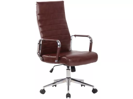 Chaise de bureau - Similicuir - Bordeaux - Kolumbus
