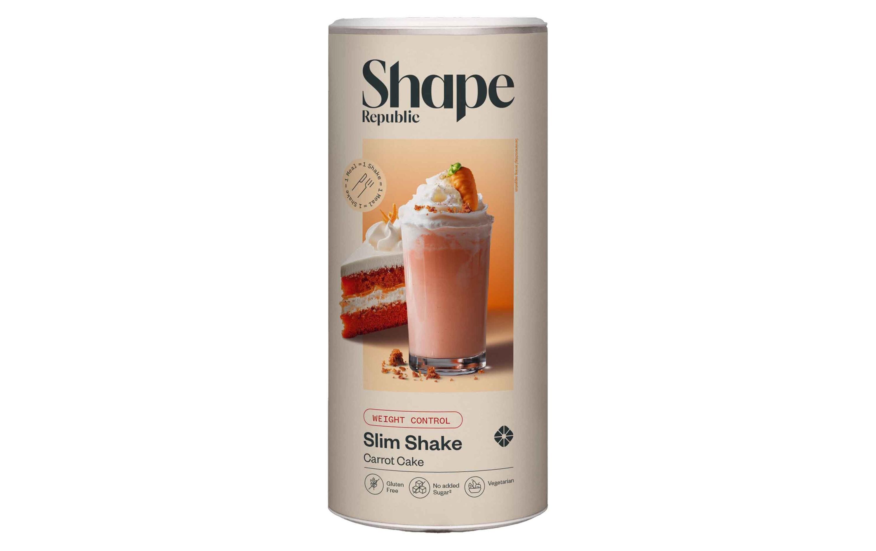 Slim Shake Carrot Cake 420 gEinfach und lecker abnehmen – ein Shake, der dich wirklich satt hält