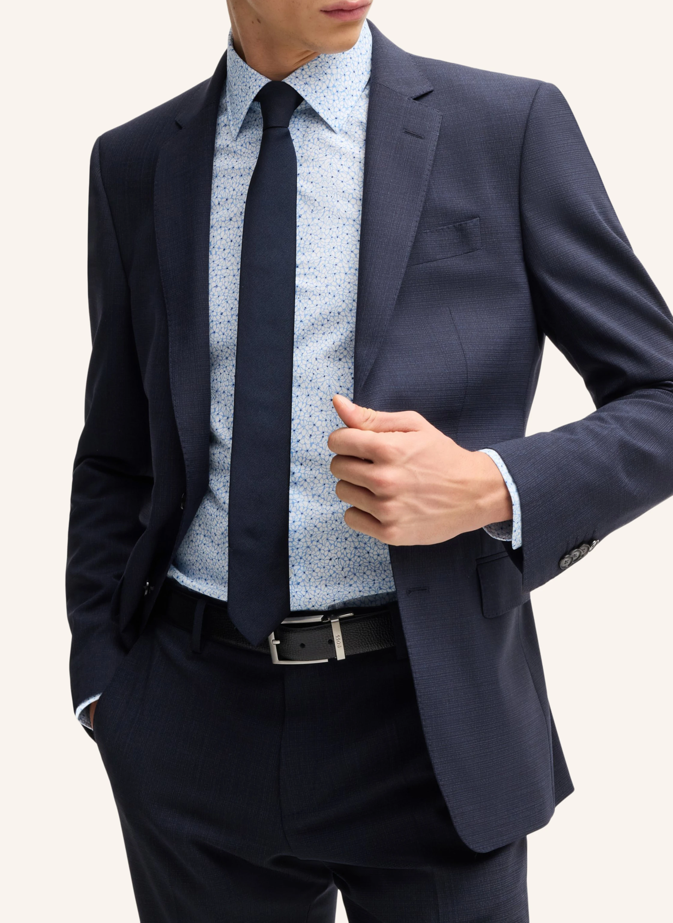 BOSS Business Hemd H-HANK-KENT-C1-214 Slim Fit