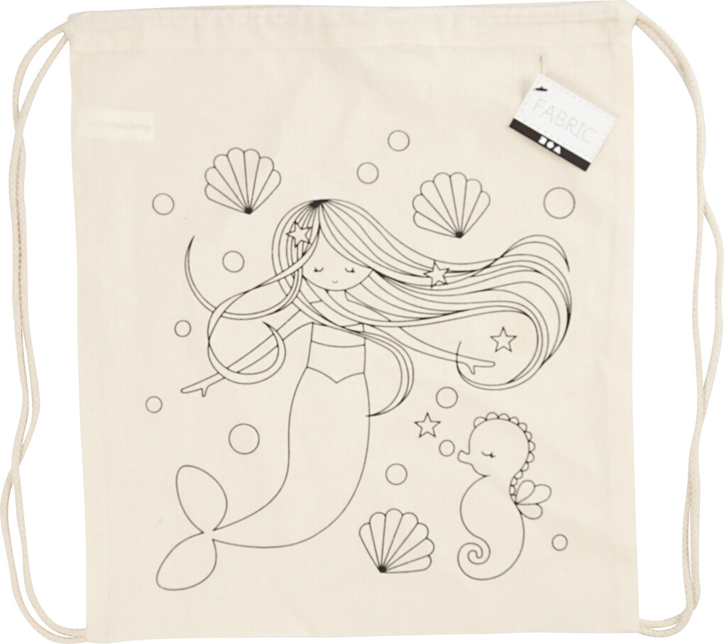 Gymnastikpose - Havfrue - Str. 37X41 CM - 110 G - Lys Natur - 1 Stk