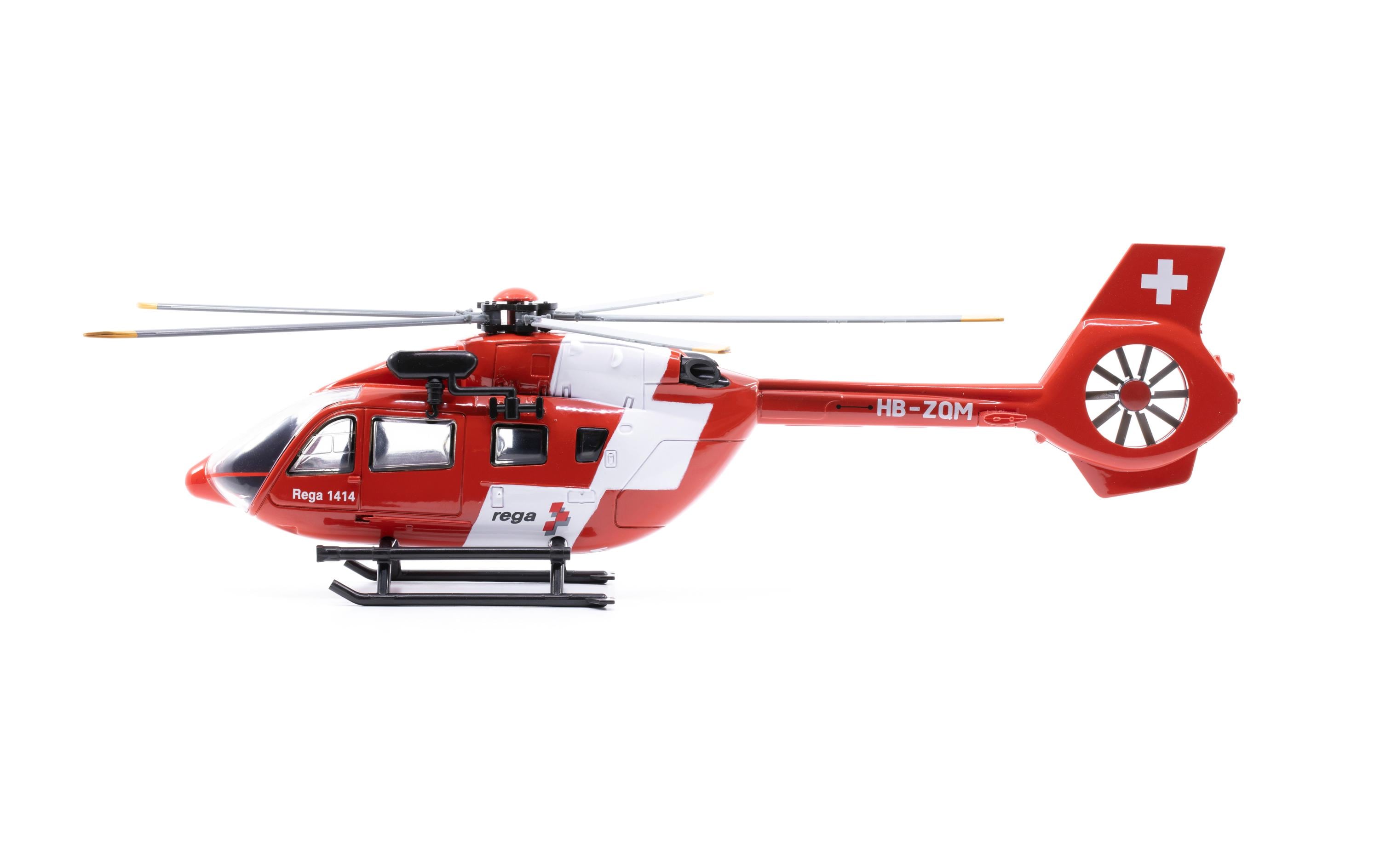 Toy Airbus Helicopters H145 Rega 1:48Metallmodell im Massstab 1 : 48