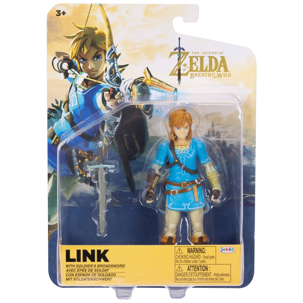 Nintendo The Legend of Zelda: Breath of the Wild 10cm Link mit Soldatenschwert