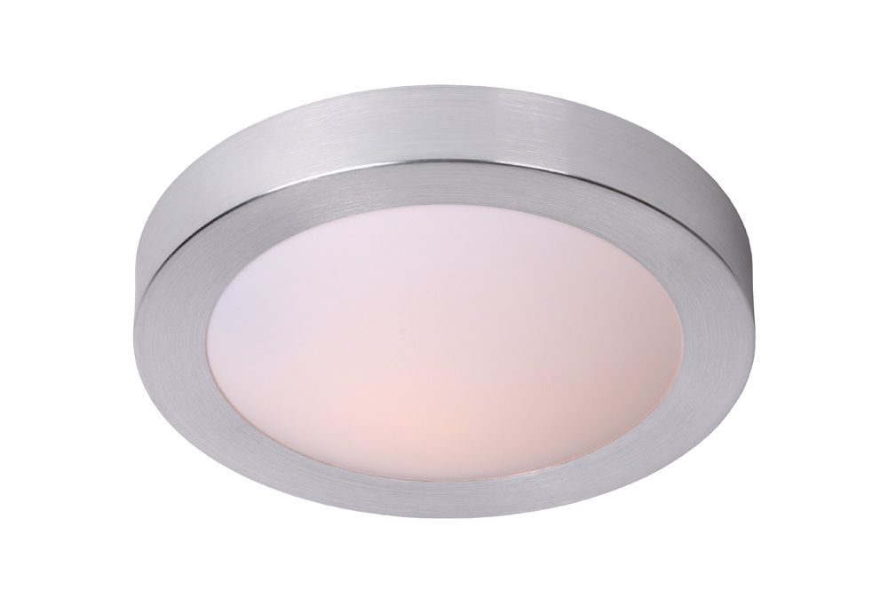 Lucide Fresh ronde plafondlamp 27cm 20W mat chroom