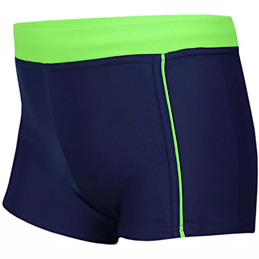 Aquarti Jungen Kinder Badehose Seitliche Paspel grün
