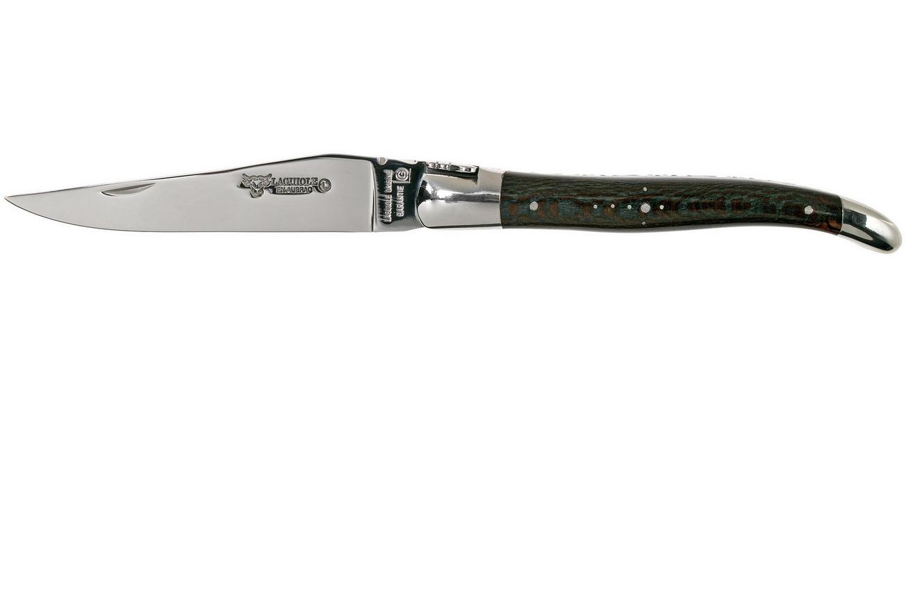 Laguiole en Aubrac Classic 12cm blauw plataan L0212PYBI/FSJ1