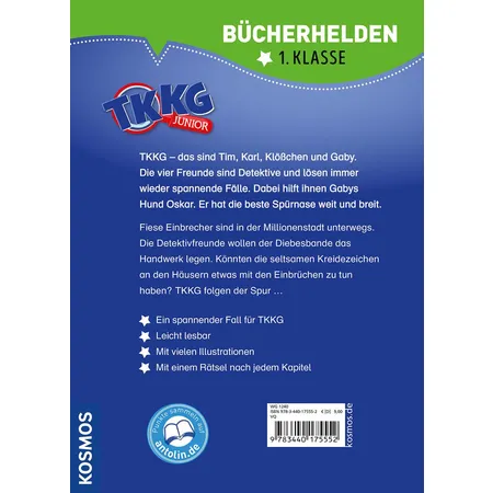 KOSMOS Bücherhelden 1.Klasse - TKKG Junior: Vorsicht, Diebesbande!