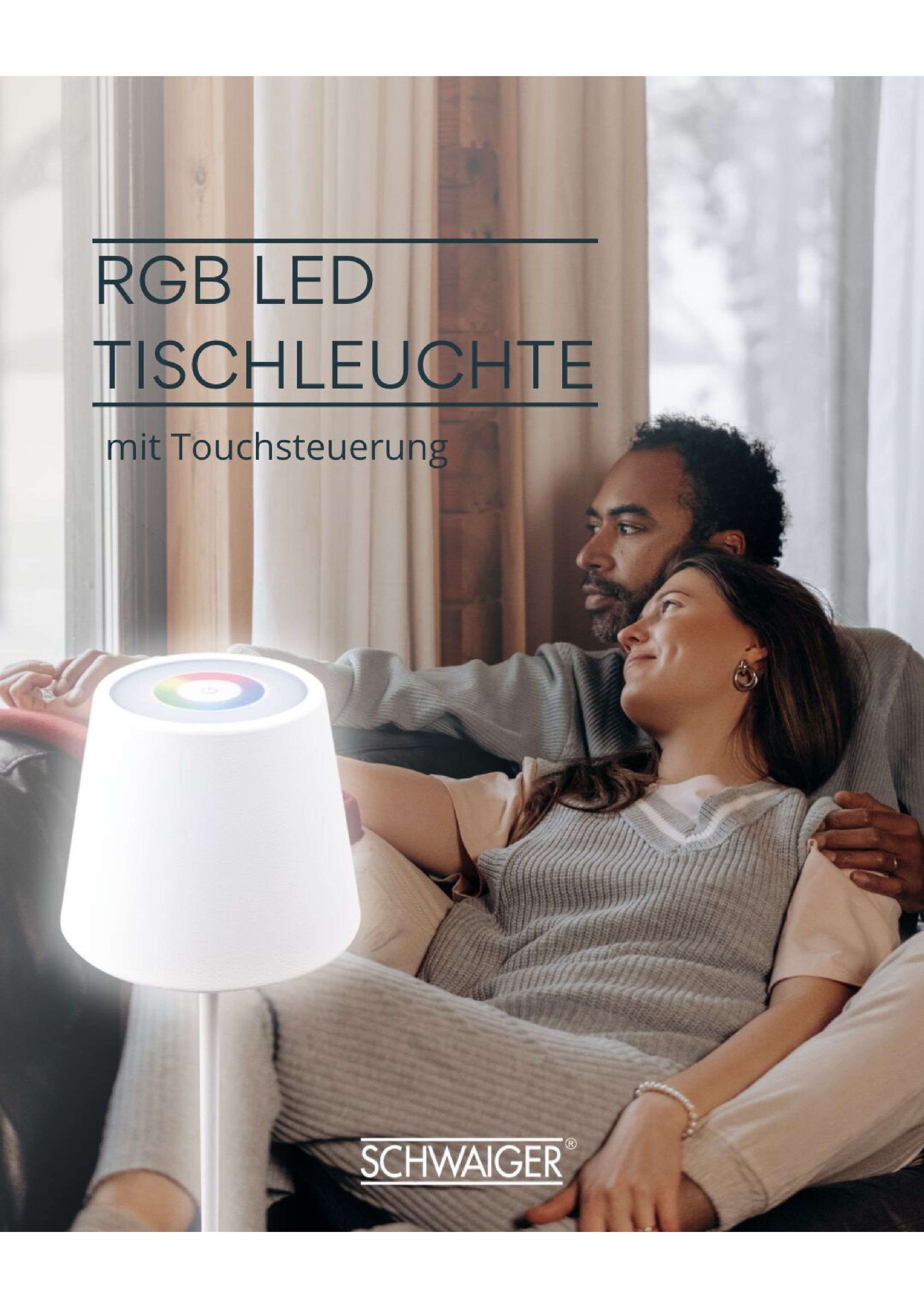 Schwaiger OTL200 witte LED tafellamp