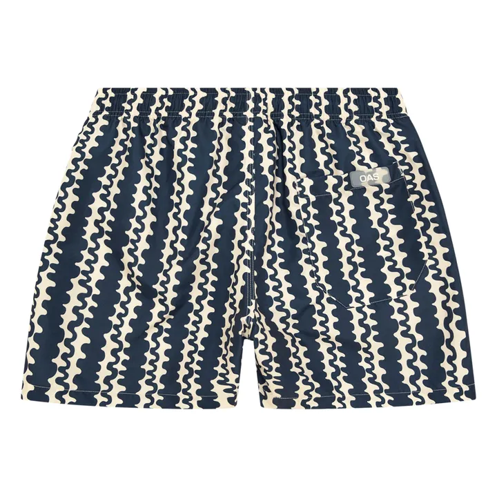 OAS Short de Bain Scribble | Bleu marine