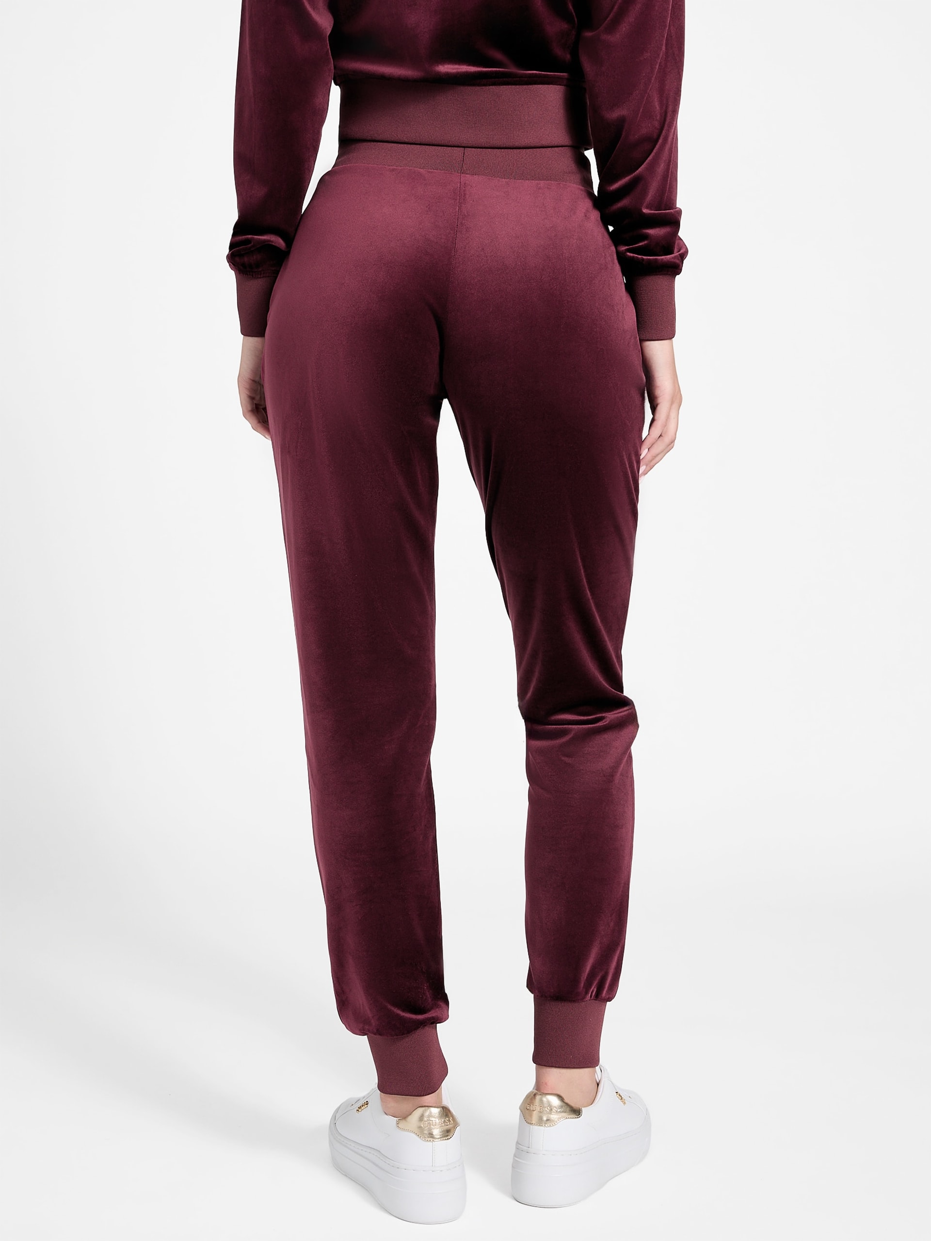 Calça Jogger de Veludo Couture