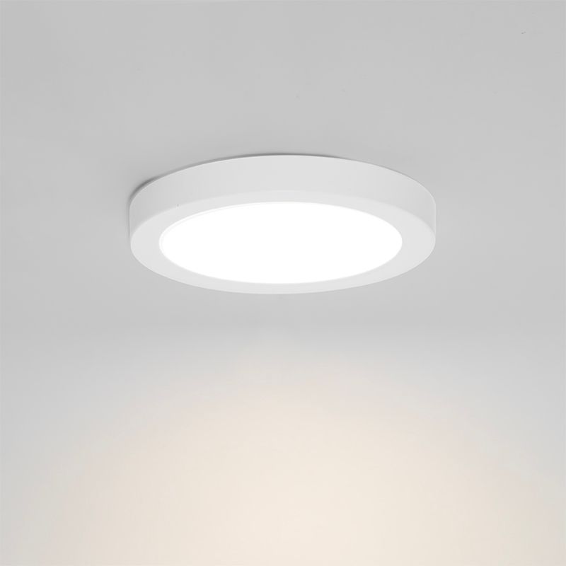 In- of opbouwspot wit 18 cm incl. LED 3 staps dim to warm met dipswitch - Trans