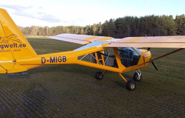 Flugzeug selber fliegen ab Weiden in der Oberpfalz als Geschenk