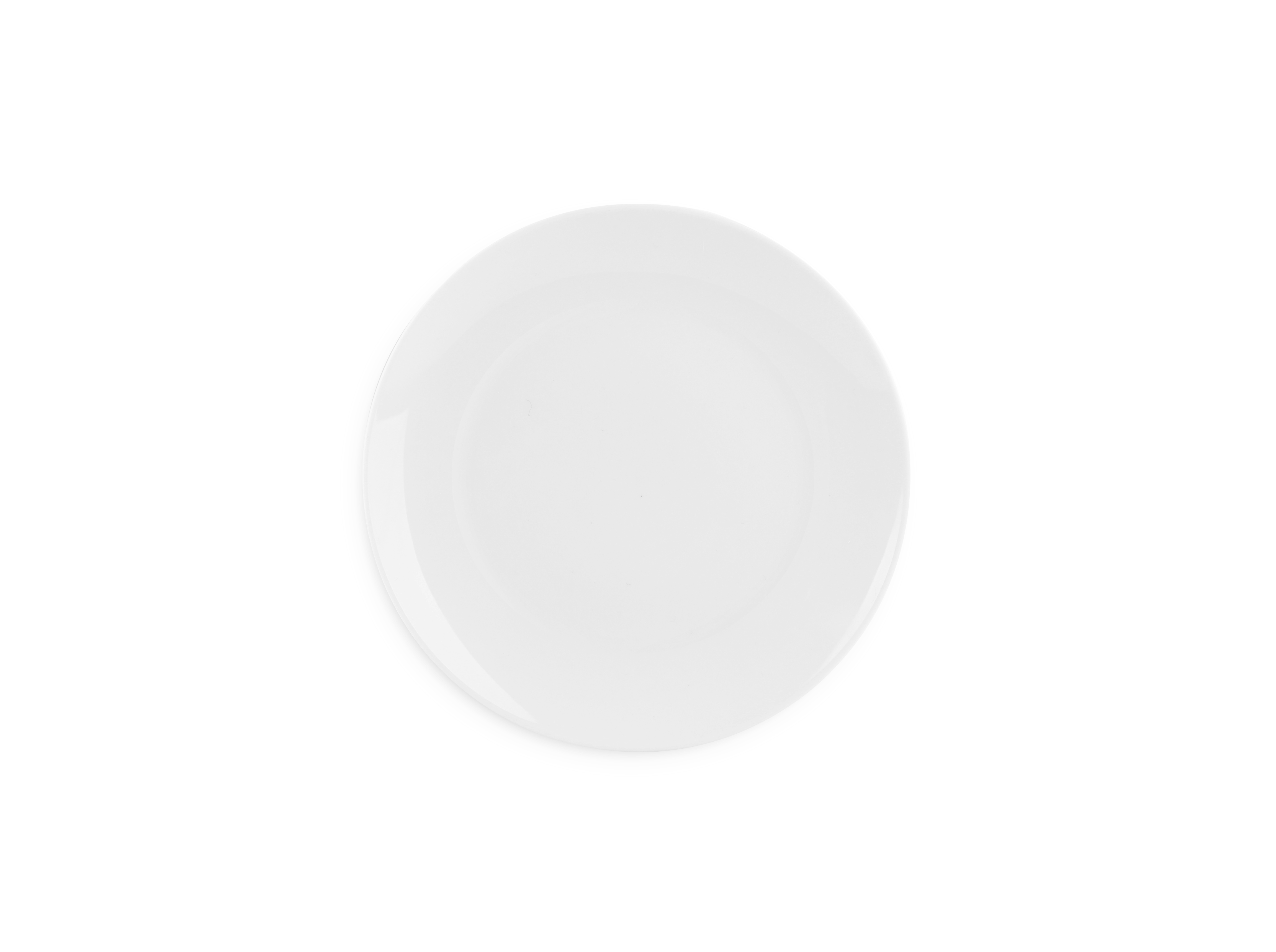 PRATO DE SOBREMESA OLYMPIA ACTUEL BRANCO PORCELANA Ø19CM