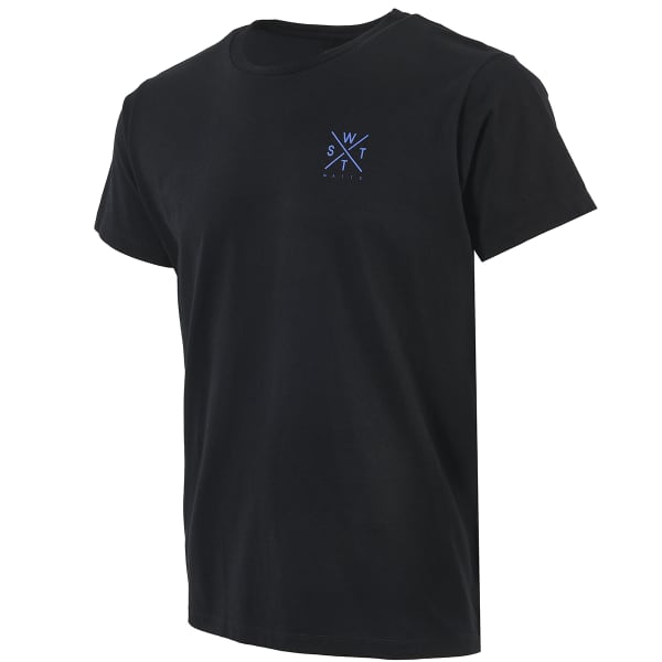 T-shirt WATTS PALM TEE FULL BLACK