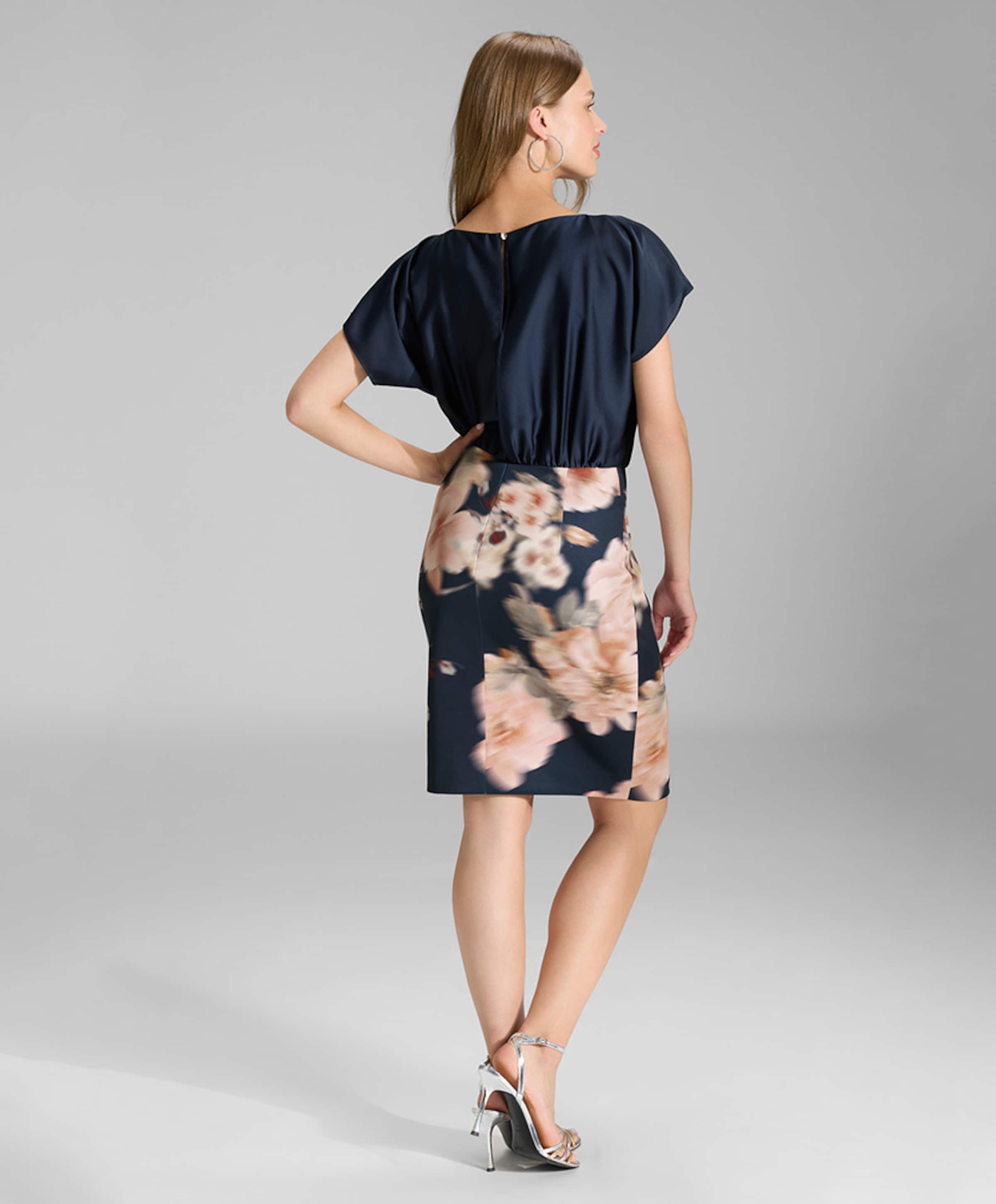 Swing Dames jurk blauw