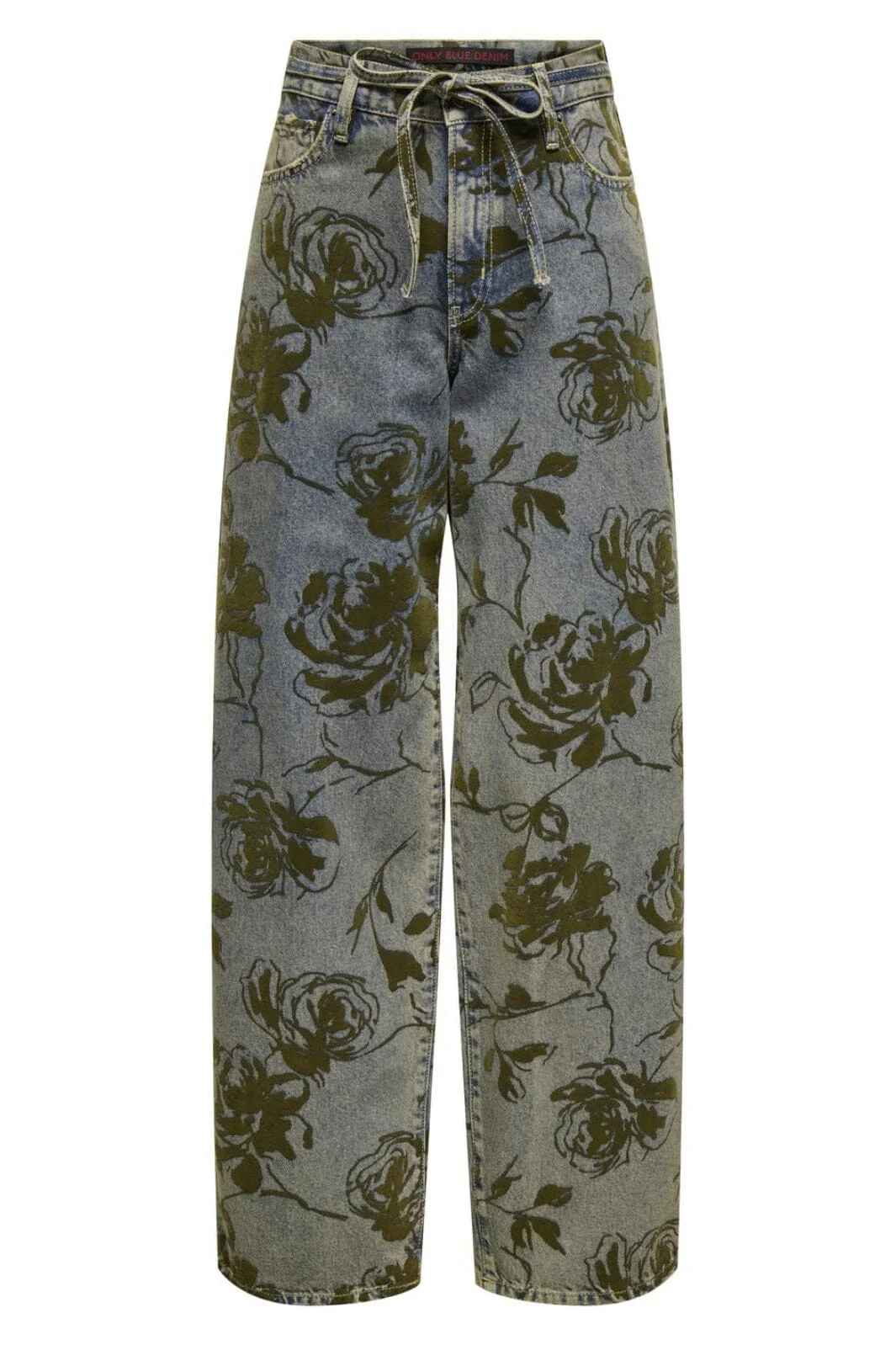 Only Onlgianna Str Floral Belt Red Dot