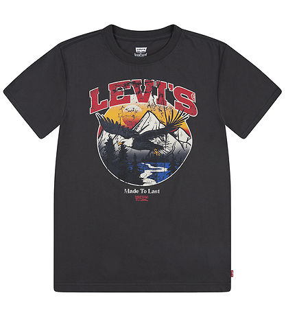 Levis T-shirt - Pirate Black m. ?rn