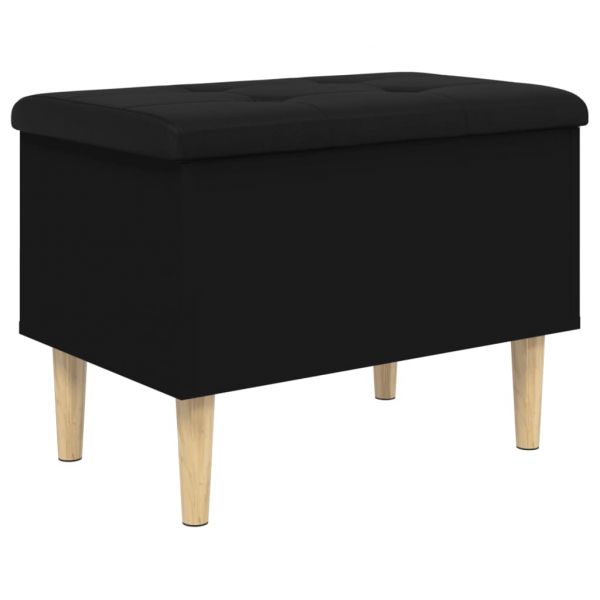 Banco de Arrumação 62x42x46 cm Derivados de Madeira Preto