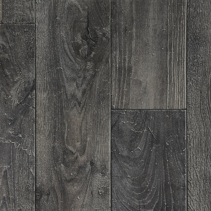 Revêtement sol PVC Funtex Factory gris anthracite 4 m (vendu au m²)