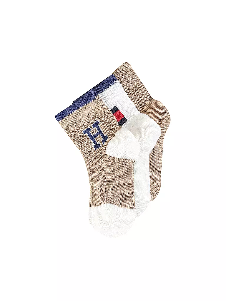 TOMMY HILFIGER Baby Socken 3er Pkg. classic khaki camel