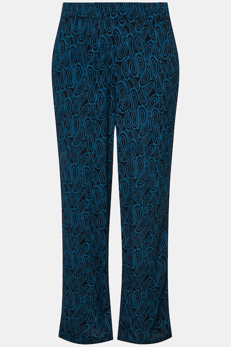 Schlupfhose Rose, gemustert, Elastikbund