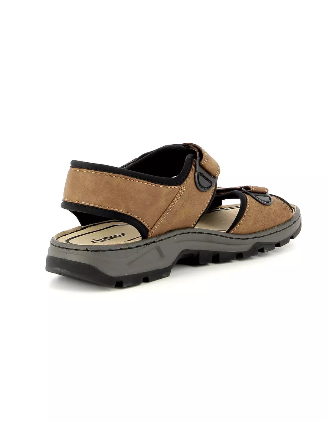 RIEKER 26156 - Sandales, mules & nu-pieds Mandelschwarz