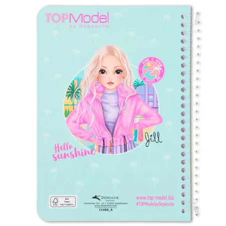 Depesche TOPModel Notizbuch mit Liquid MIAMI, 1 Stück, 2-fach sortiert