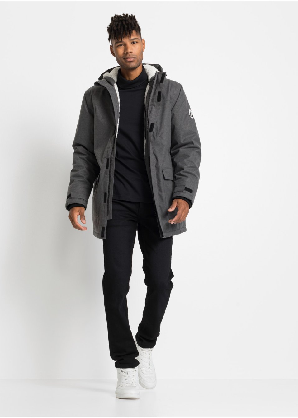Parka fonctionnelle outdoor avec polaire peluche