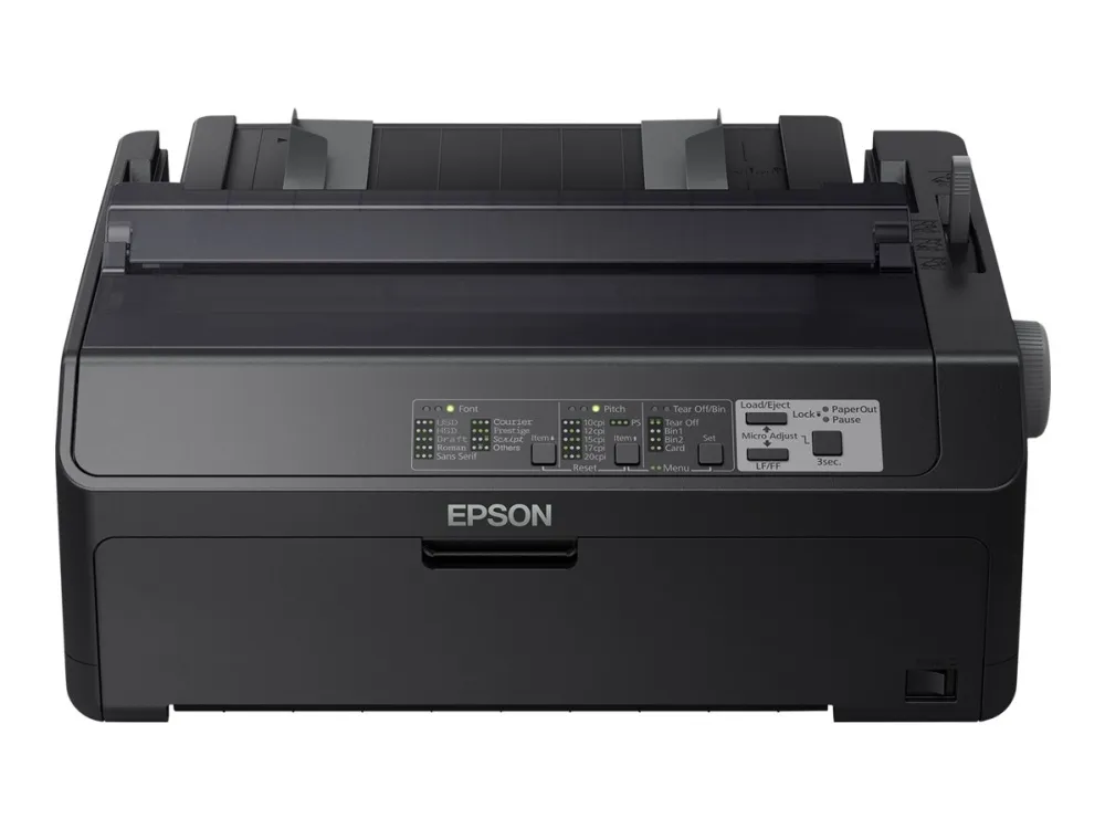 Epson LQ 590IIN - Printer - S/H - dot-matrix - Rulle (21,6 cm), JIS B4, 254 mm (bredde) - 360 x 180 dpi - 24 pin - op til 584 tegn/sek. - parallel, USB 2.0, LAN, seriel
