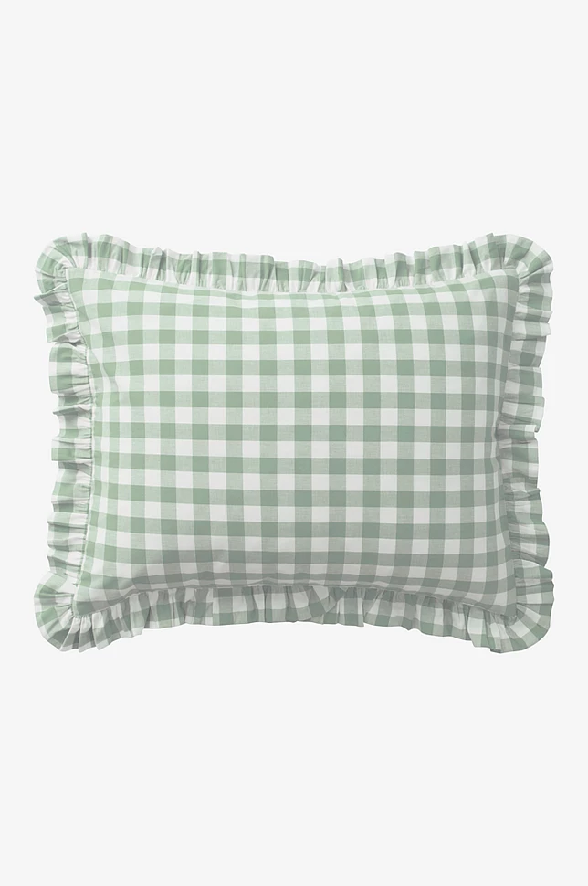 LAUREN FRILL putetrekk med volangen økologisk 50x60 cm