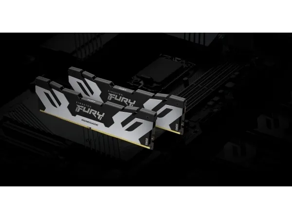 Kingston FURY Renegade - DDR5 - sæt - 32 GB: 2 x 16 GB - DIMM 288-PIN - 8000 MT/s / PC5-64000 - CL38 - 1.1 V - ikke bufferet - on-die ECC - sort med sølv