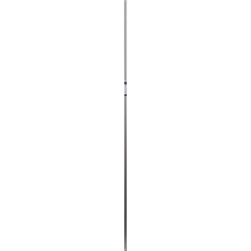 Barre pour tringle à rideaux fer forgé argent mat 2m