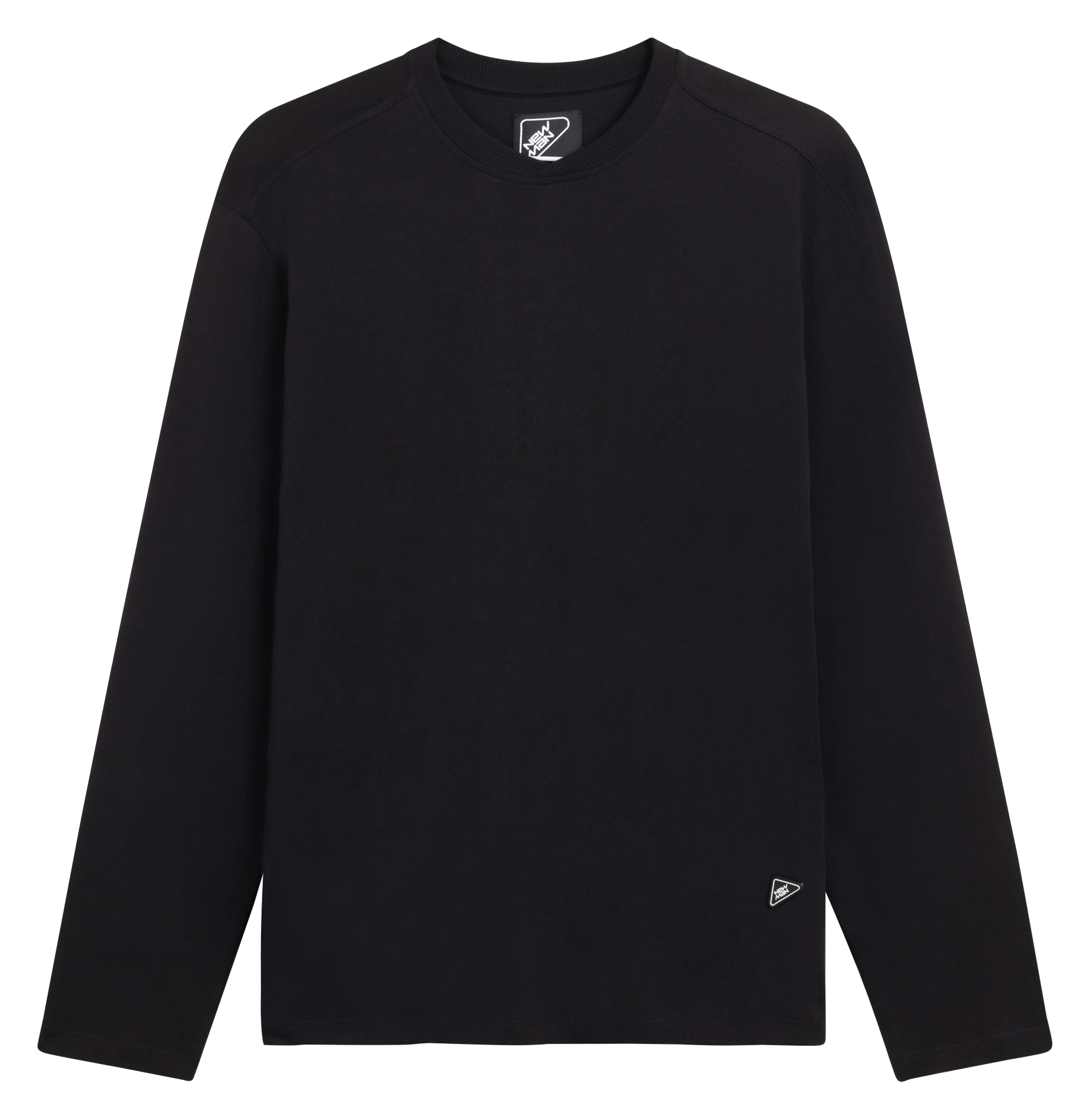 RACING - Tee-shirt col rond en coton bio| Noir