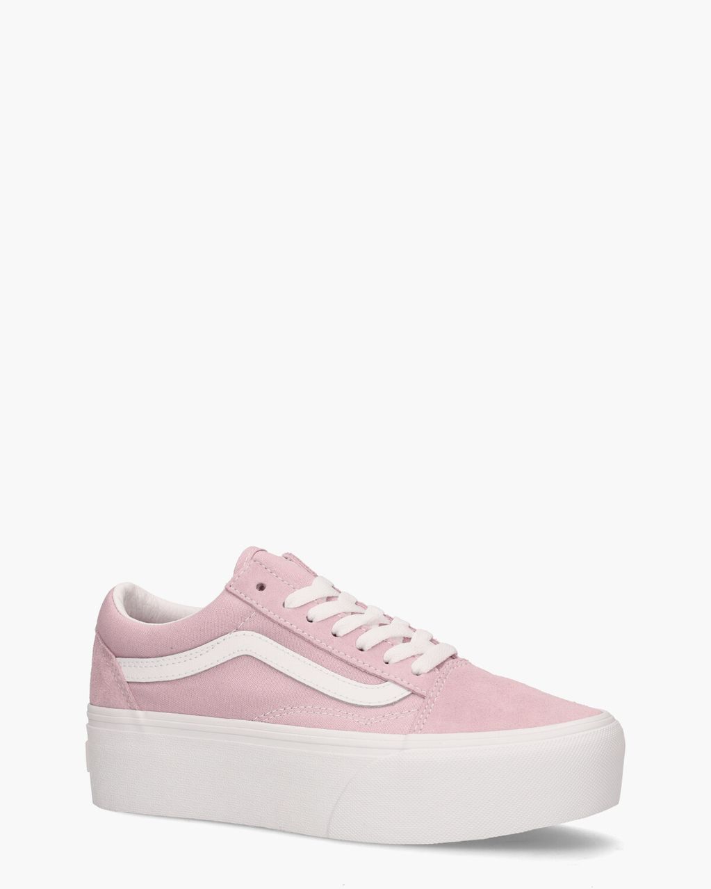 Vans Old Skool Stackform Lichtroze Damessneakers