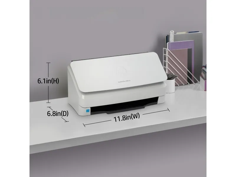 HP Scanjet Pro 2000 s2 Sheet-feed - Dokumentscanner - Duplex - 216 x 3100 mm - 600 dpi x 600 dpi - op til 35 ppm (mono) - ADF (50 ark) - op til 3500 scanninger pr. dag - USB 3.0