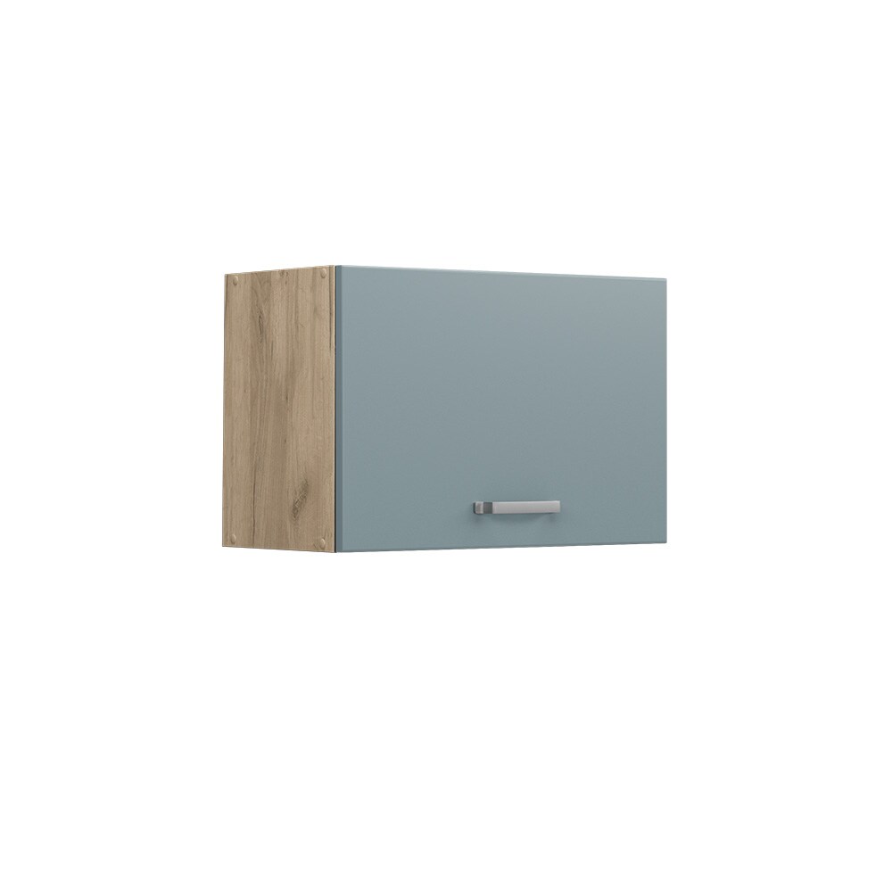 Vicco Hängeschrank flach Küchenschrank R-Line Solid Eiche Blau Grau 60 cm modern