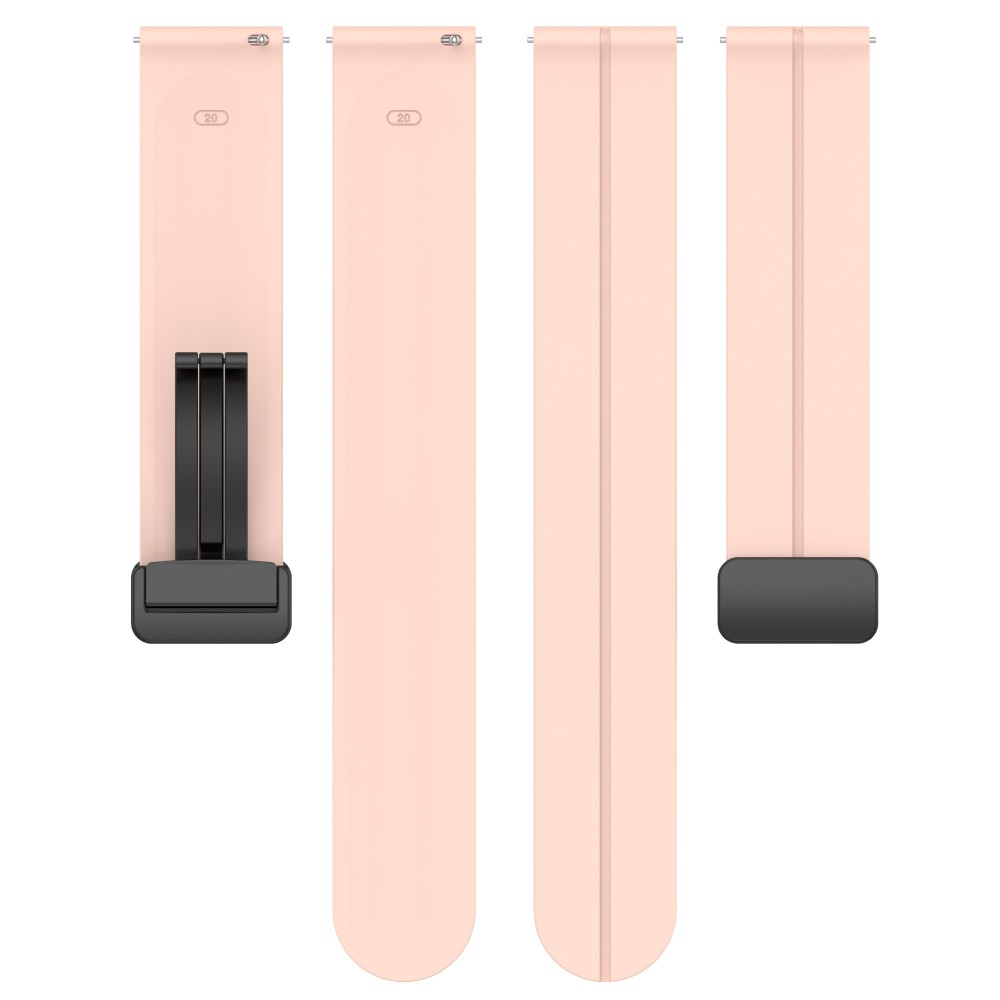 Samsung Galaxy Watch 7 (44mm) Magnet Silikon Armband Split Design (Gelenkumfang: 180 - 220mm) - Rosa