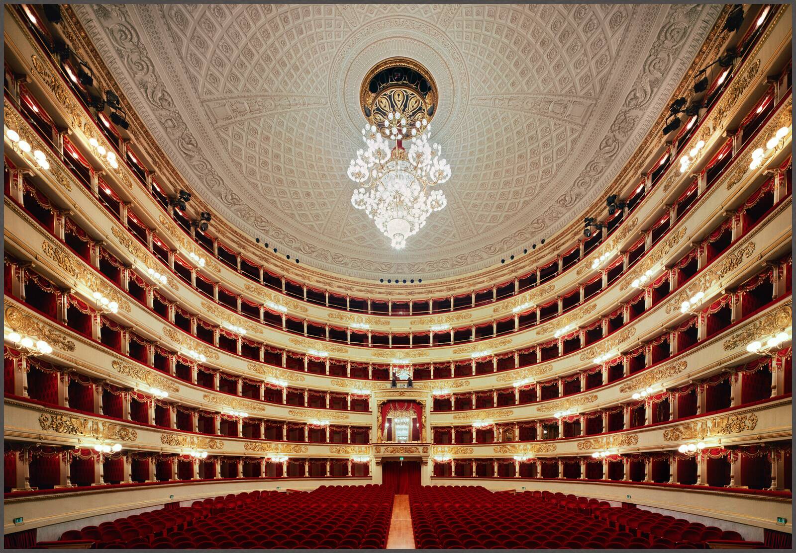 La Scala, Milan, Italy by Rafael Neff - Limited Edition. Edition of: 150. Signed.